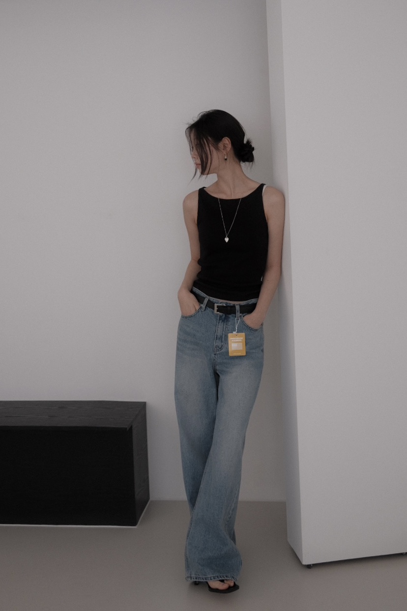 LONG PEAK東大門直郵女裝新品真品職業推薦25春夏吊帶背心LONG PEAK吊帶/背心