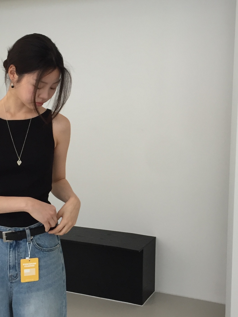 LONG PEAK東大門直郵女裝新品真品職業推薦25春夏吊帶背心LONG PEAK吊帶/背心