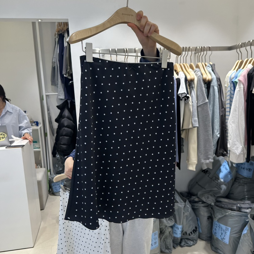 RICH SISTER韓國㊣直郵東大門代購女裝新品時尚職業人氣長裙RICH SISTER長裙圖色2
