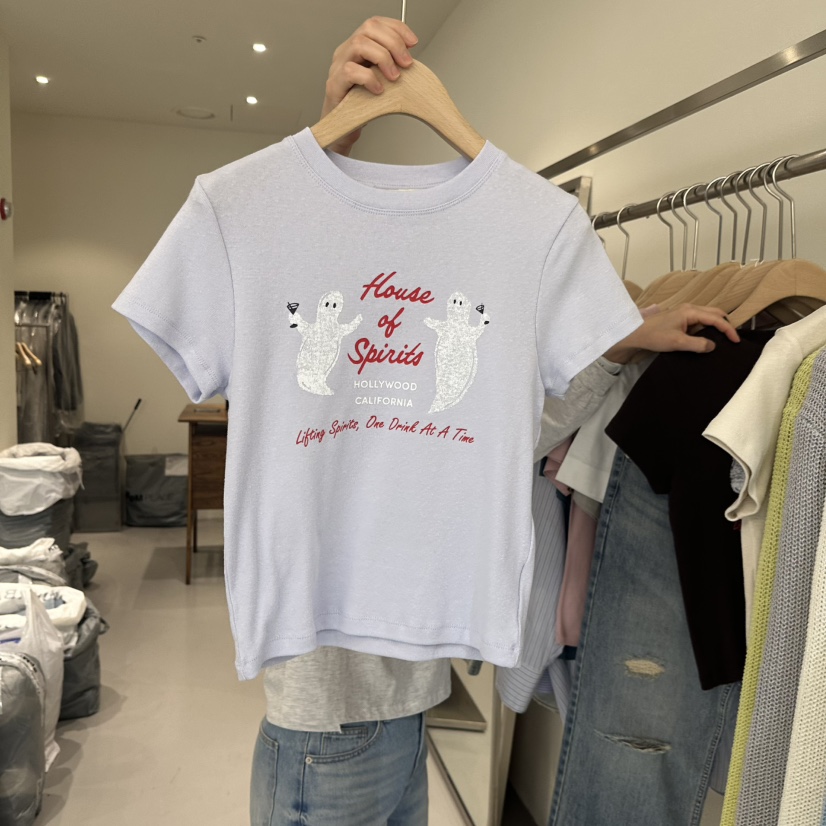 PLAMM韓國㊣直郵東大門代購女裝新款熱賣職業25春夏時尚T恤PLAMMT恤圖色2