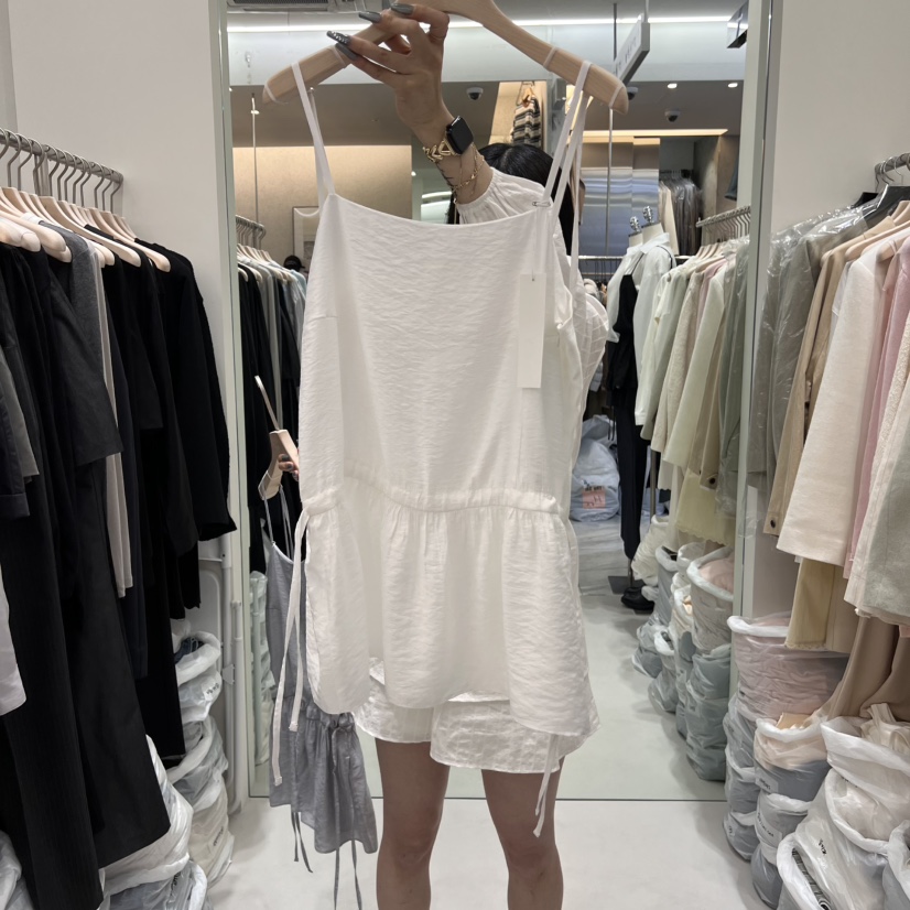 NWEOL直郵韓國代購㊣女裝新品休閑時尚人氣25春夏職業連衣裙NWEOL連衣裙圖色2