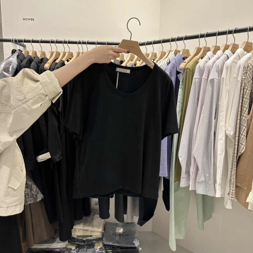 MOWER韓國㊣直郵東大門代購女裝新款熱賣職業推薦人氣休閑T恤MOWERT恤圖色3