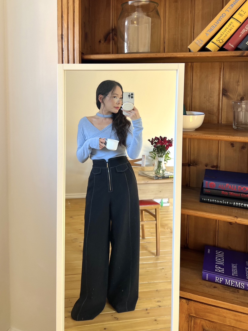 BOLD韓國直郵㊣東大門實拍女裝新品時尚推薦25春夏休閑休閑褲BOLD休閑褲