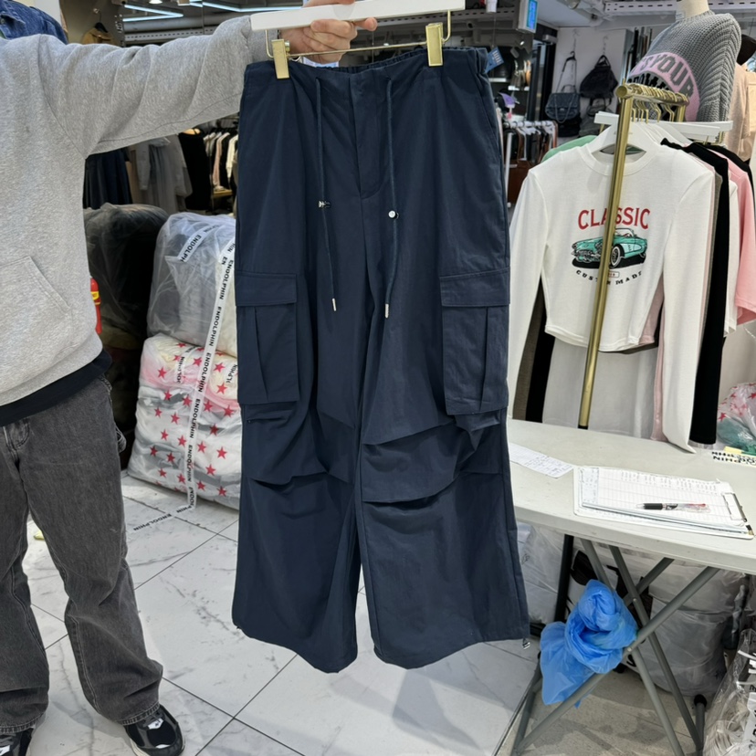 ENDOLPHIN韓國直郵㊣女裝新品25春夏職業熱賣人氣休閑褲綁帶ENDOLPHIN休閑褲圖色3