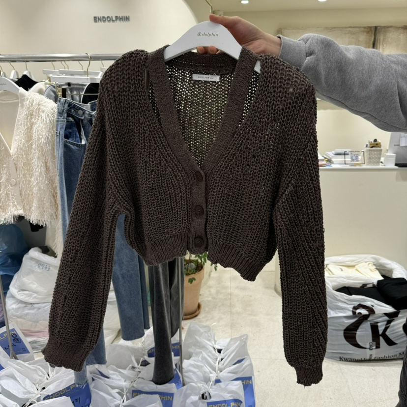 ENDOLPHIN韓國㊣直郵東大門代購女裝新品25春夏推薦時尚針織衫ENDOLPHIN針織衫圖色3