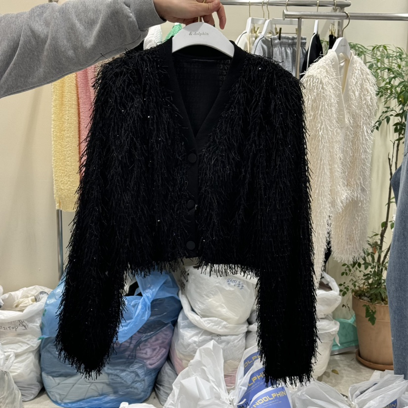 ENDOLPHIN直郵韓國代購㊣女裝新品25春夏人氣休閑針織衫開衫ENDOLPHIN針織衫圖色3