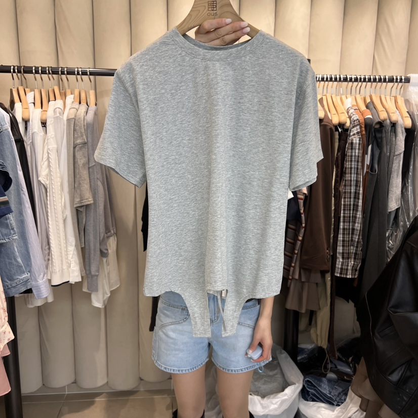 OUS/INCH-L東大門代購女裝新款25春夏人氣職業休閑推薦T恤OUS/INCHT恤圖色2