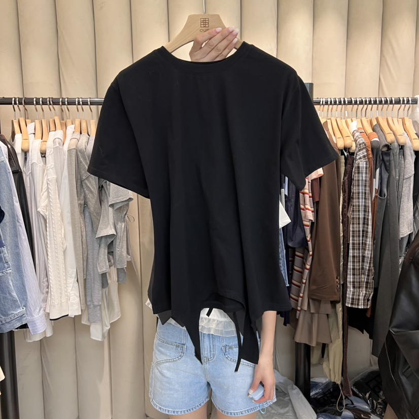 OUS/INCH-L東大門代購女裝新款25春夏人氣職業休閑推薦T恤OUS/INCHT恤圖色3