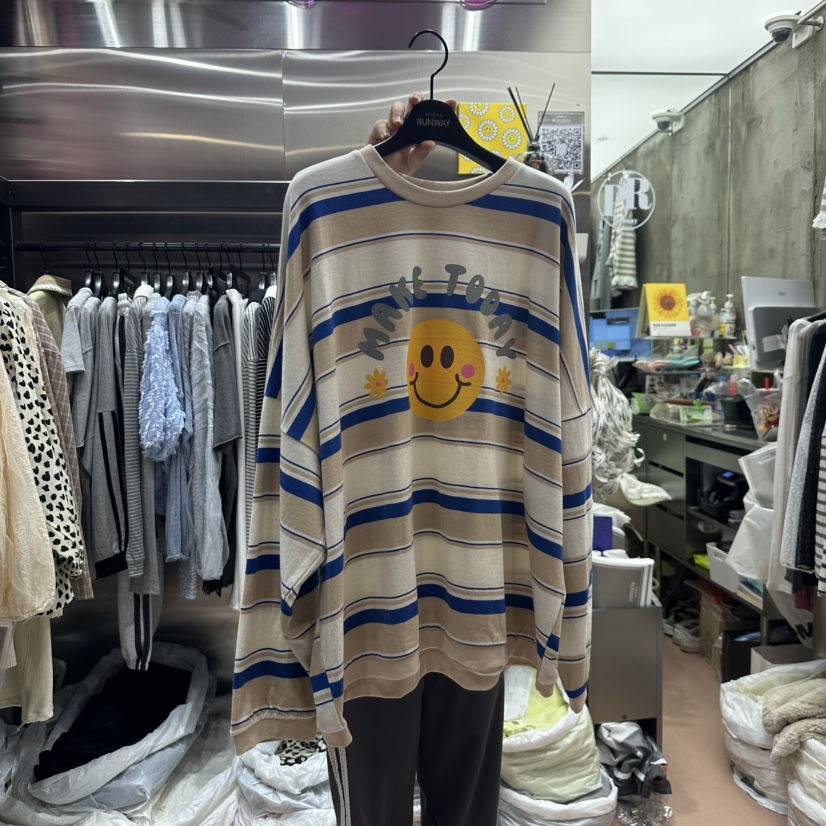 RUNWAY-런웨이東大門實拍女士新品職業人氣休閑真品長袖T恤RUNWAY長袖T恤