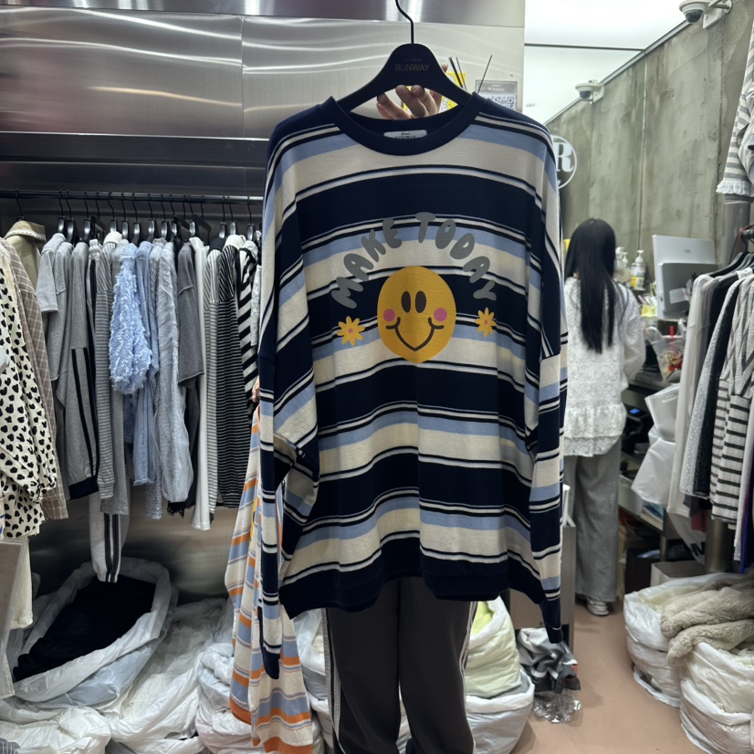 RUNWAY-런웨이東大門實拍女士新品職業人氣休閑真品長袖T恤RUNWAY長袖T恤圖色4