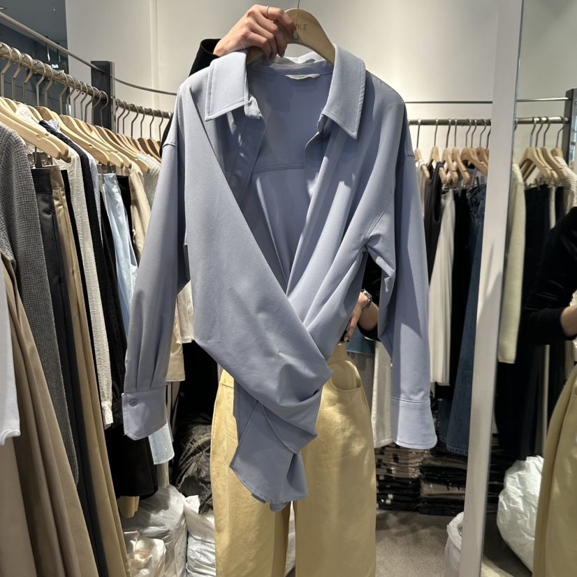 HABLE東大門代購女士新品人氣職業真品推薦時尚熱賣襯衫蕾絲衫HABLE襯衫/蕾絲衫圖色2