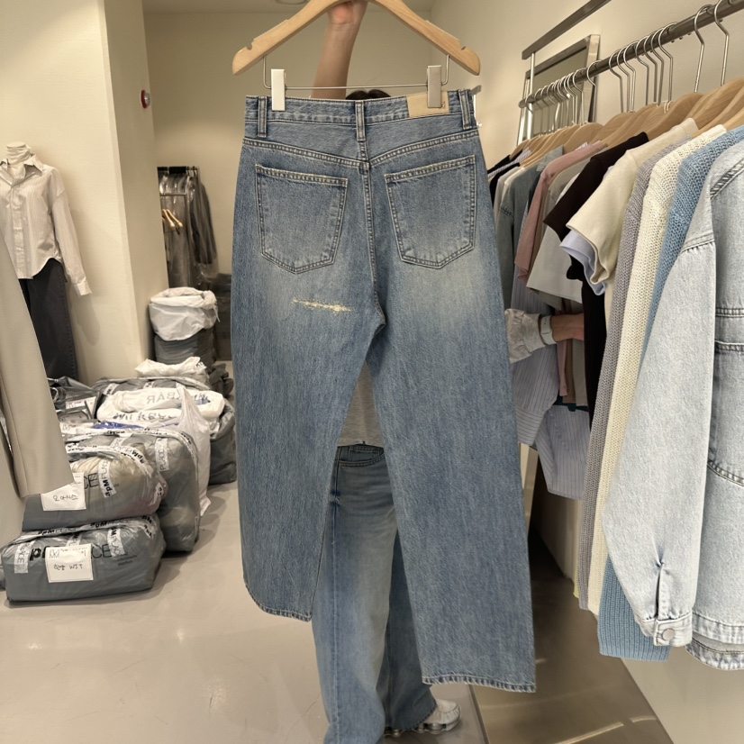 PLAMM東大門直郵女士新品休閑人氣25春夏推薦時尚牛仔褲復古PLAMM牛仔褲