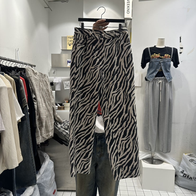 THE WEEKND東大門代購女士新品職業推薦25春夏真品人氣休閑褲THE WEEKND休閑褲