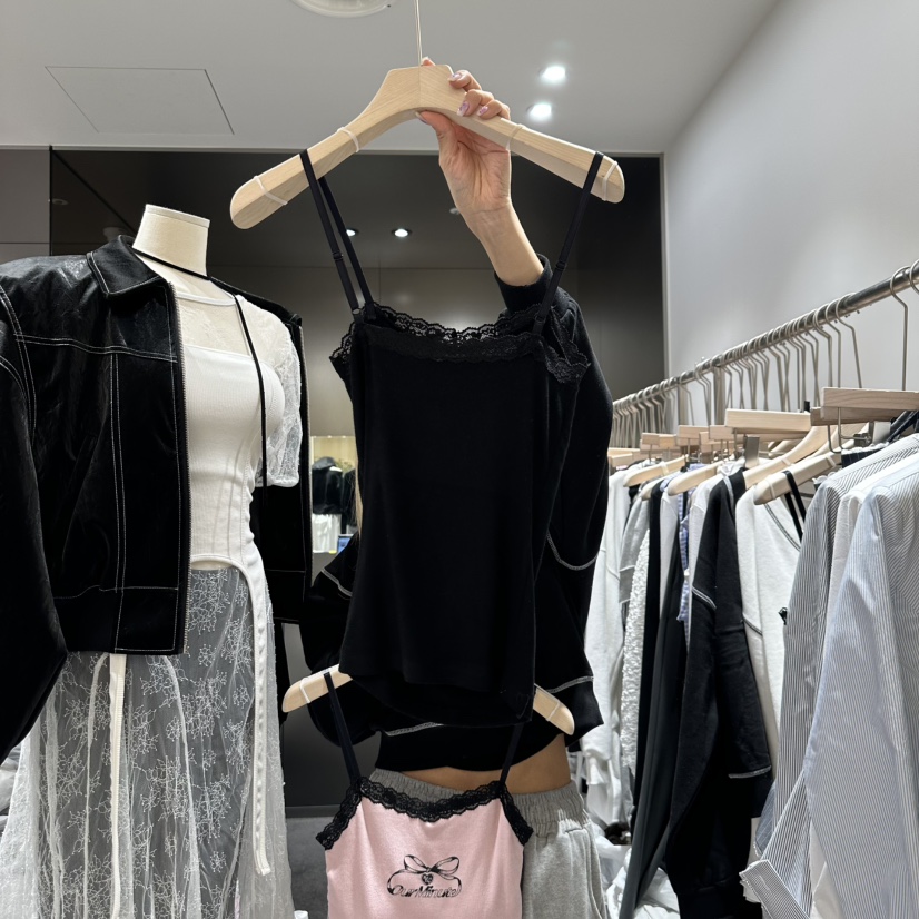 OUR MINUTE韓國直郵女裝新品休閑熱賣真品人氣25春夏吊帶背心OUR MINUTE吊帶/背心