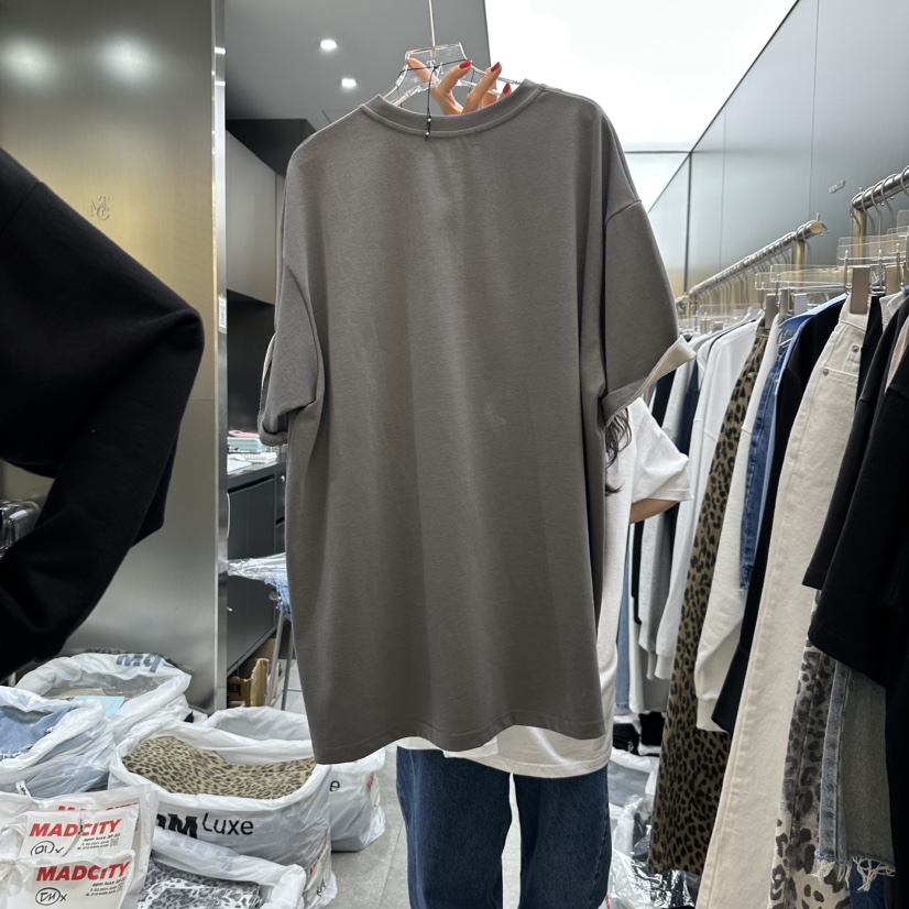 MADCITY東大門直郵女士新品時尚人氣職業休閑25春夏熱賣T恤MADCITYT恤