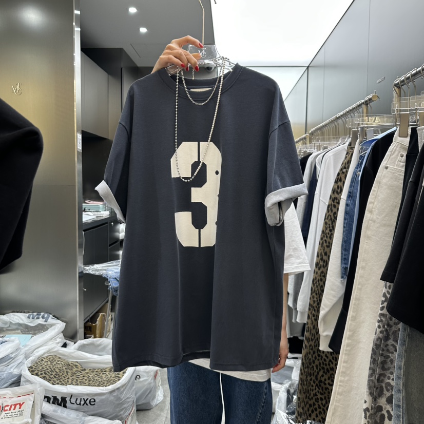 MADCITY東大門直郵女士新品時尚人氣職業休閑25春夏熱賣T恤MADCITYT恤圖色1