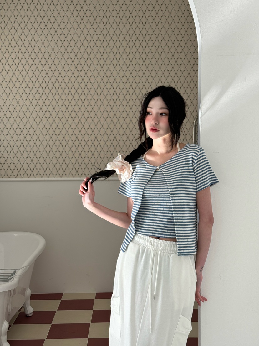 MARKE-P韓國直郵女士新品休閑時尚25春夏職業套裝套裝開衫MARKE-P套裝