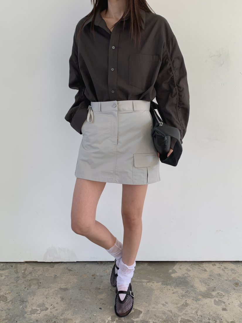 MONDAYMORING東大門代購女裝新款職業25春夏襯衫蕾絲衫褶皺MONDAYMORING襯衫/蕾絲衫