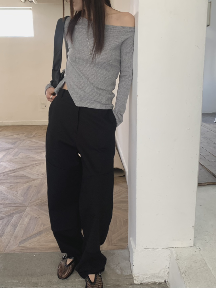 MONDAYMORING東大門代購女士新品時尚推薦職業25春夏長袖T恤MONDAYMORING長袖T恤