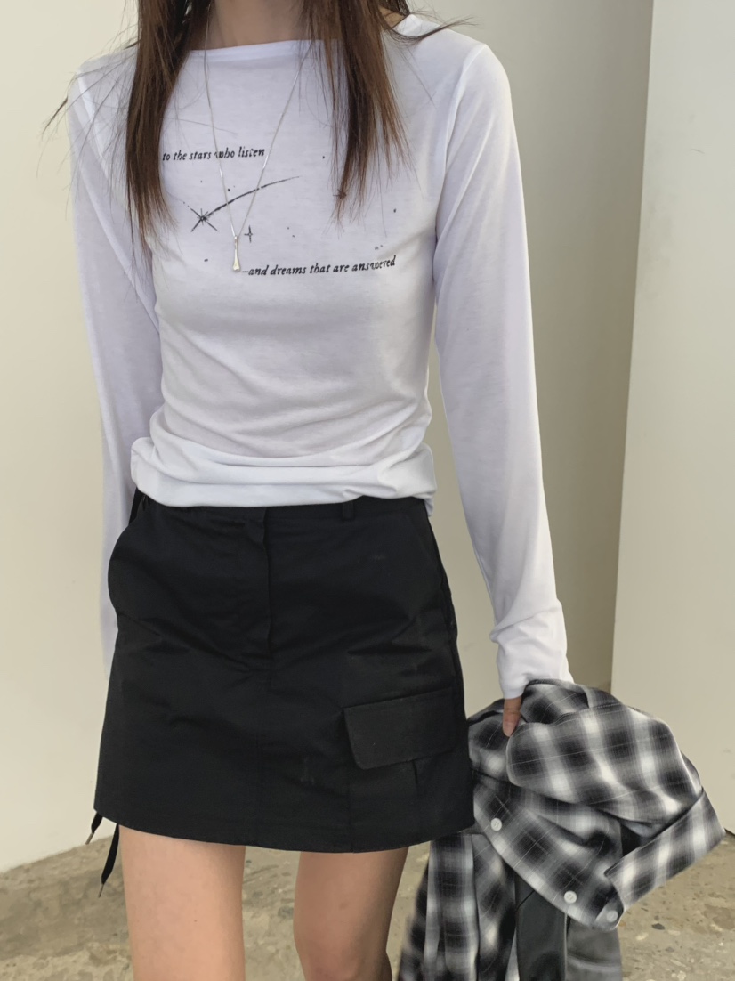 MONDAYMORING韓國直郵女士新品休閑職業真品人氣推薦長袖T恤MONDAYMORING長袖T恤