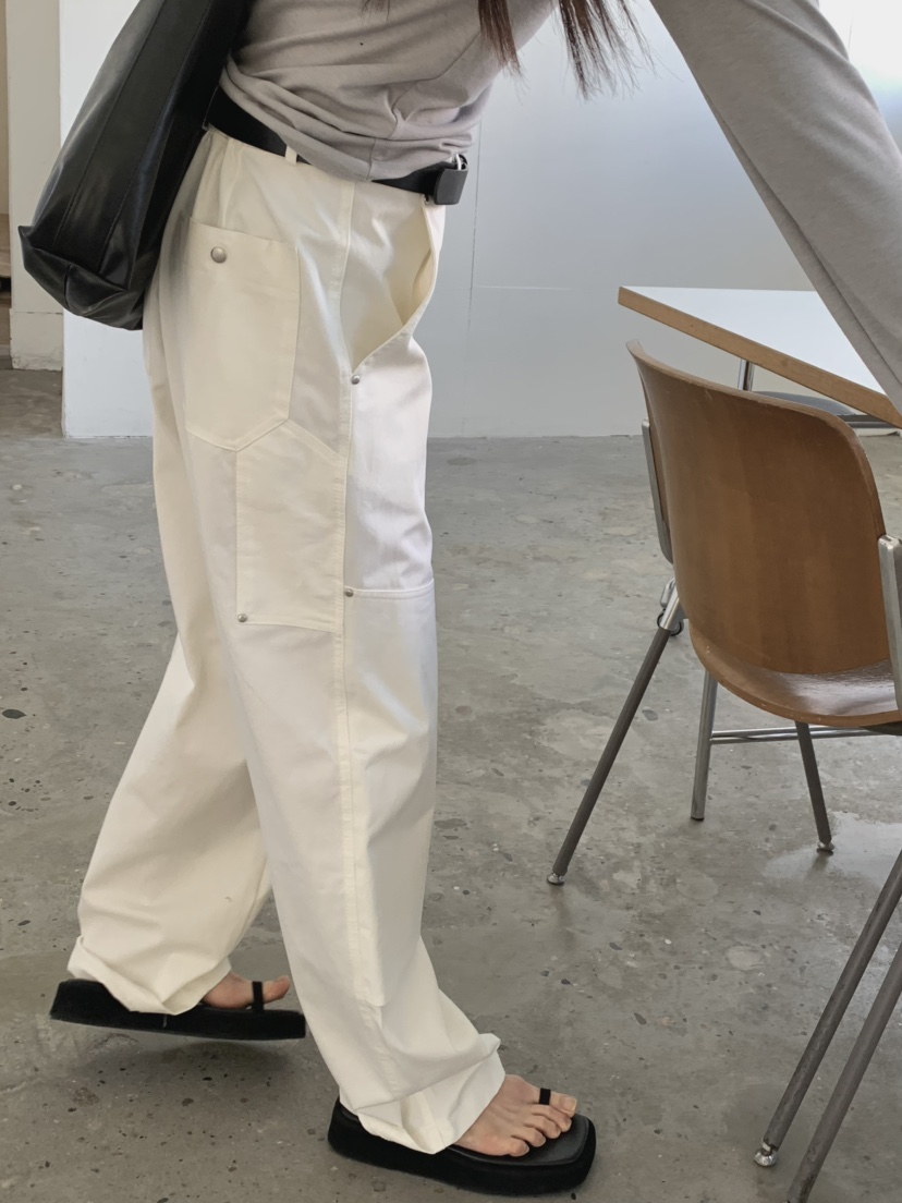 MONDAYMORING韓國直郵女裝新款時尚熱賣休閑推薦25春夏休閑褲MONDAYMORING休閑褲