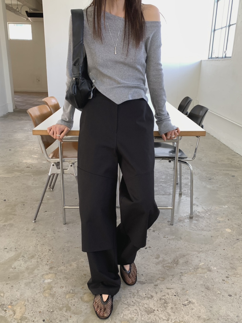 MONDAYMORING韓國直郵女裝新款時尚熱賣休閑推薦25春夏休閑褲MONDAYMORING休閑褲