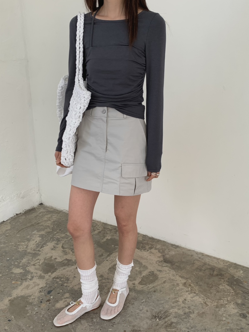 MONDAYMORING東大門直郵女士新品休閑25春夏人氣推薦時尚短裙MONDAYMORING短裙