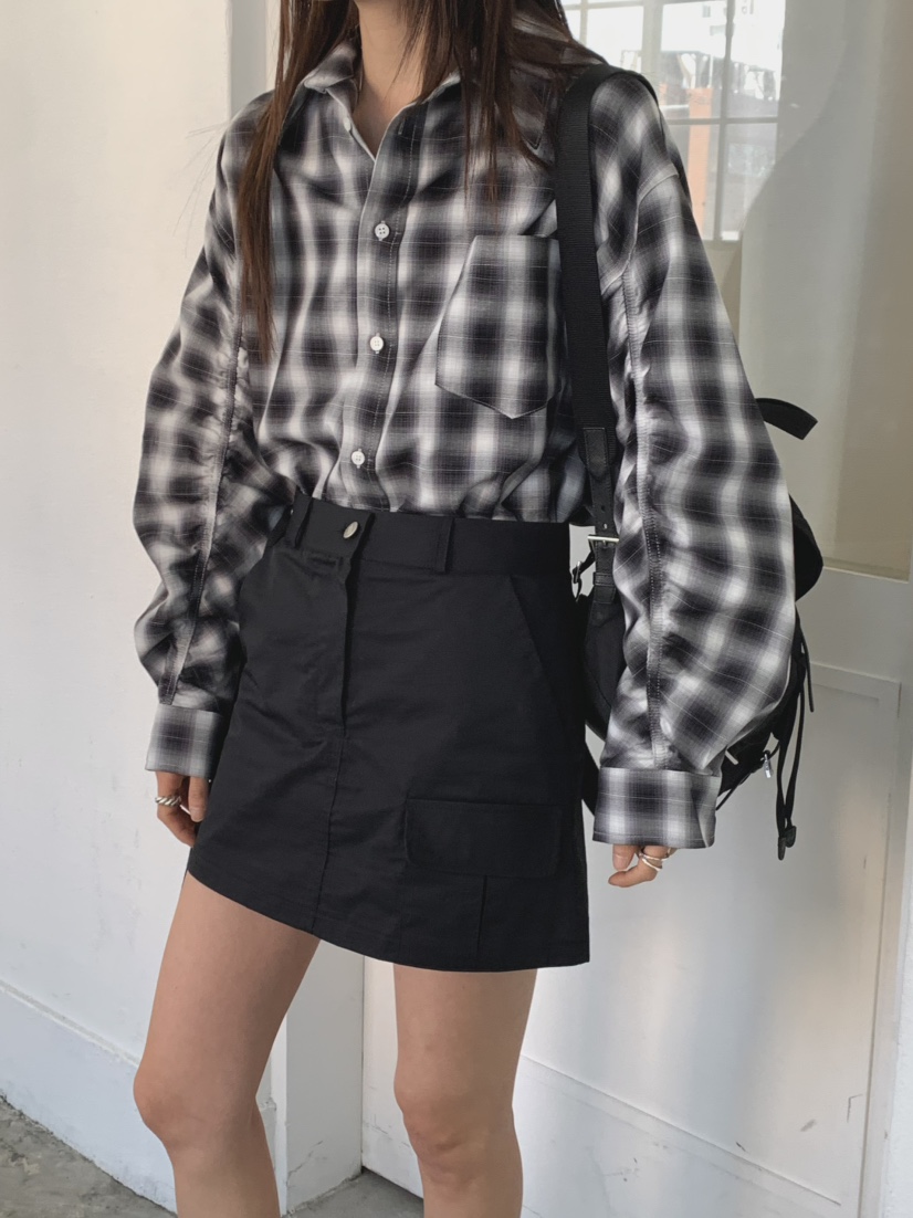 MONDAYMORING東大門直郵女士新品休閑25春夏人氣推薦時尚短裙MONDAYMORING短裙