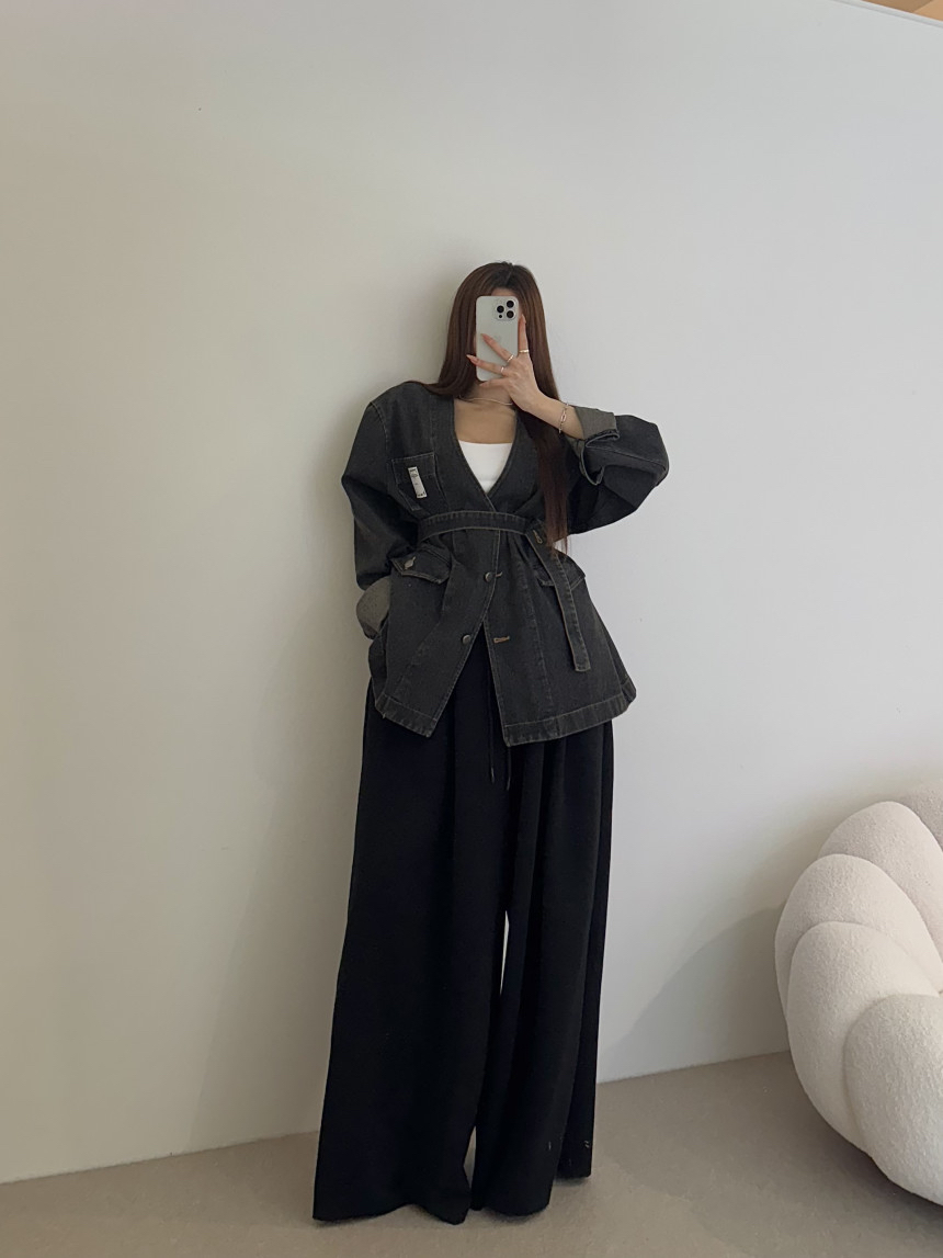 BLACK BABI韓國代購女士新款熱賣職業時尚休閑推薦真品休閑褲BLACK BABI休閑褲