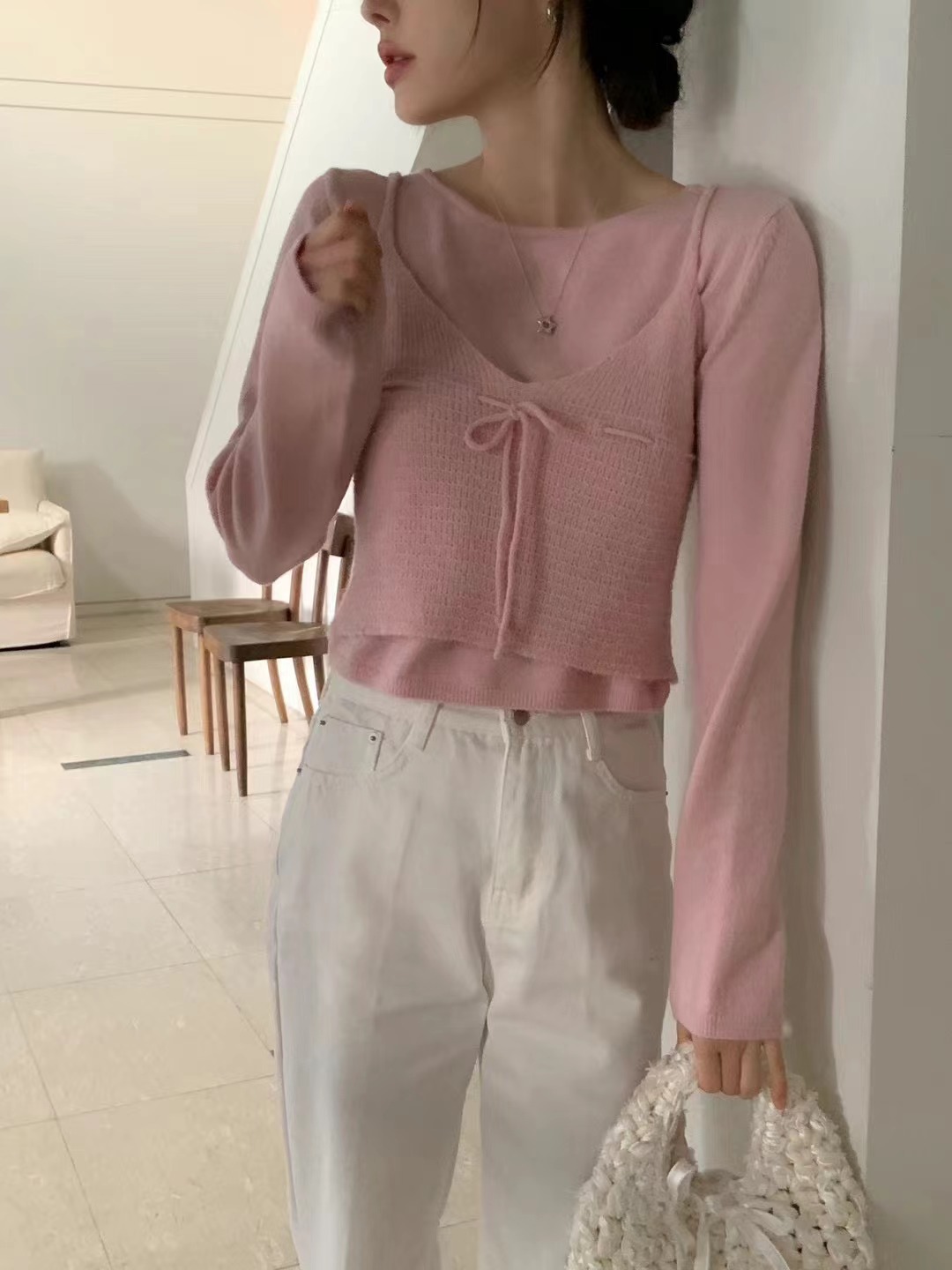 OUIR東大門直郵女士新品熱賣休閑時尚人氣職業真品吊帶背心OUIR吊帶/背心圖色1