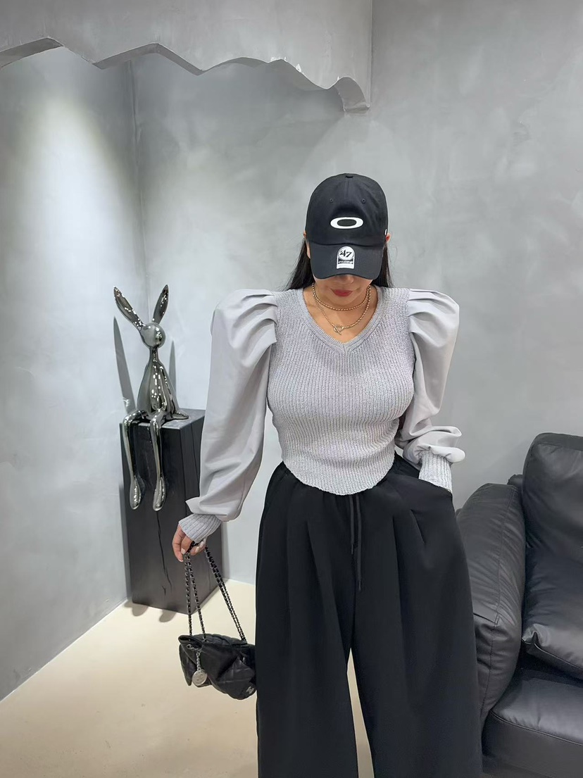 BLACK BABI東大門直郵女裝新品休閑真品職業熱賣推薦長袖T恤BLACK BABI長袖T恤