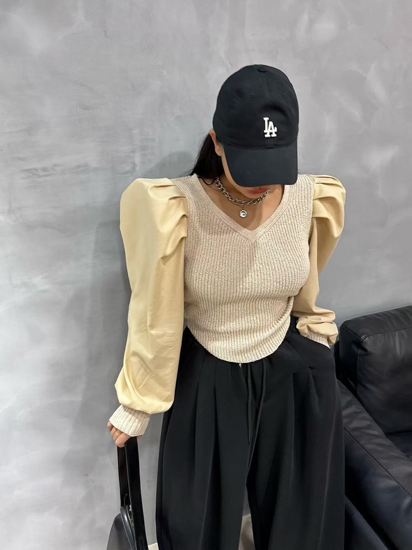 BLACK BABI東大門直郵女裝新品休閑真品職業熱賣推薦長袖T恤BLACK BABI長袖T恤