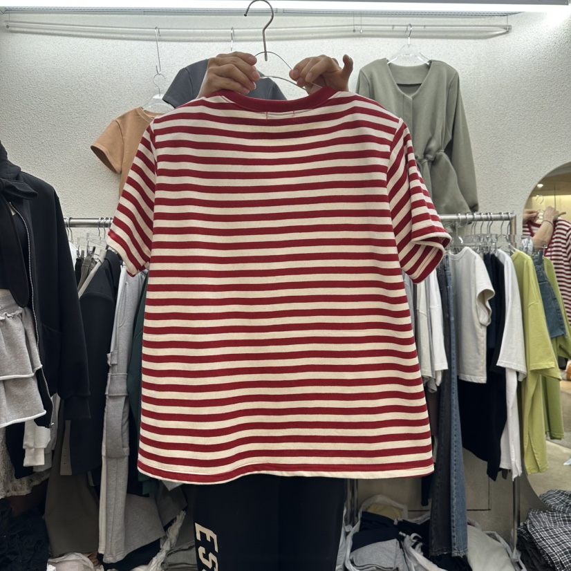 MAGOT韓國直郵女裝新款推薦熱賣休閑時尚真品職業人氣25春夏T恤IIIΛGOT/MAGOTT恤