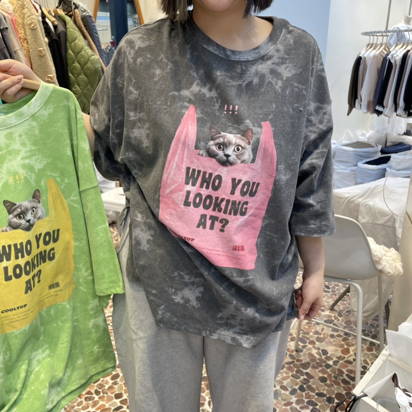 THE LINE-Q東大門實拍女裝新款時尚人氣25春夏真品熱賣T恤THE LINE-qT恤圖色2