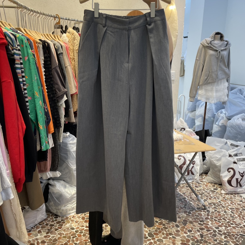 THE LINE-Q東大門代購女裝新款熱賣真品推薦休閑25春夏休閑褲THE LINE-q休閑褲圖色2