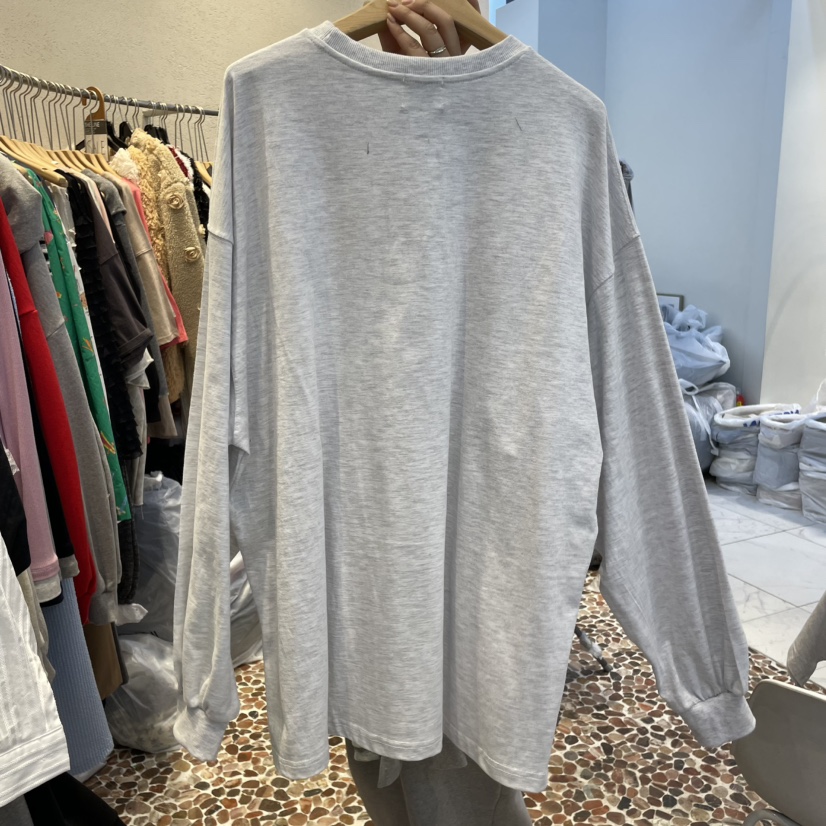 THE LINE-Q東大門實拍女裝新品真品休閑推薦25春夏熱賣T恤THE LINE-qT恤