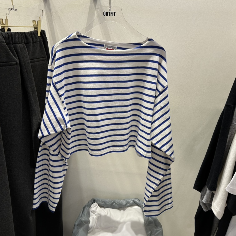 OUTFIT東大門代購女裝新款休閑熱賣職業25春夏真品時尚長袖T恤OUTFIT長袖T恤