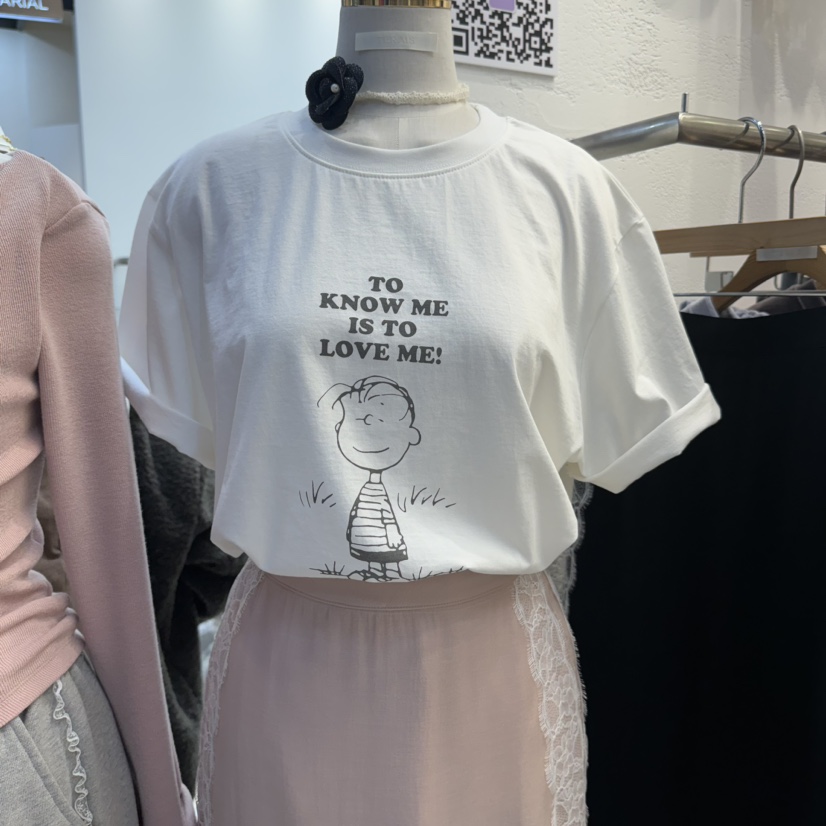 TERAIS韓國直郵女裝新品休閑職業真品時尚熱賣推薦T恤史努比TERAIST恤圖色1