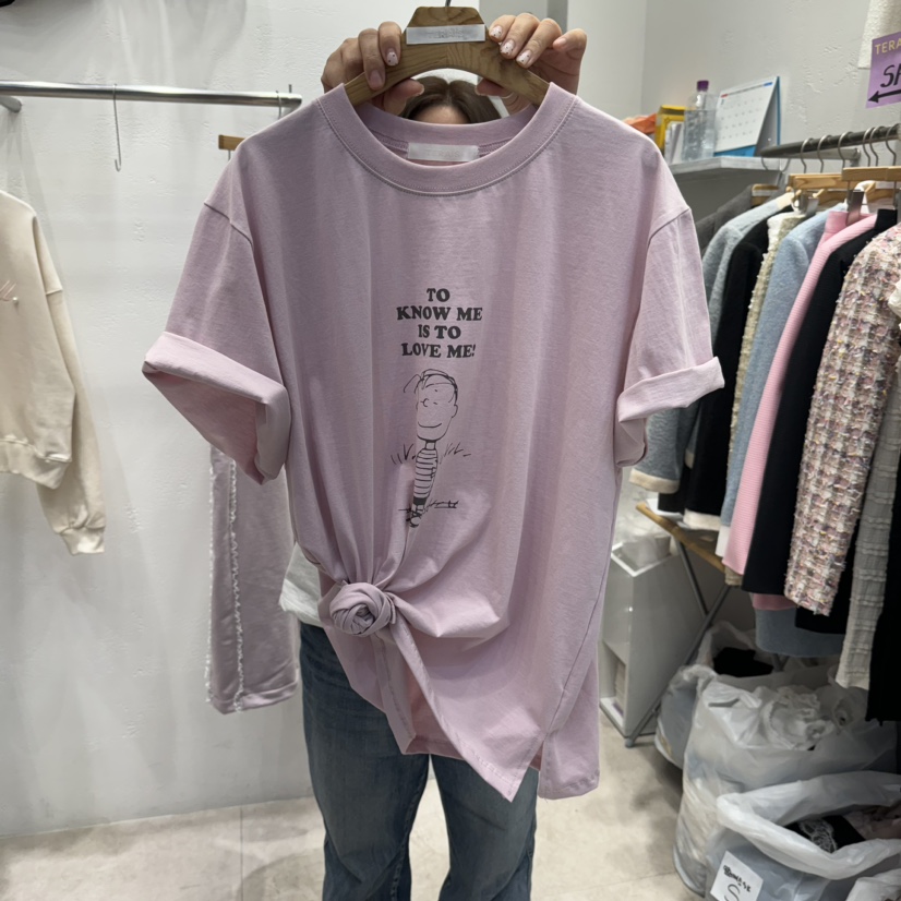 TERAIS韓國直郵女裝新品休閑職業真品時尚熱賣推薦T恤史努比TERAIST恤圖色2