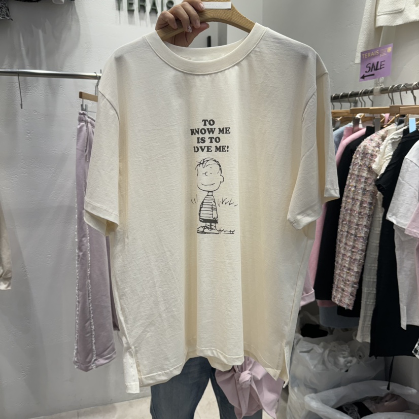 TERAIS韓國直郵女裝新品休閑職業真品時尚熱賣推薦T恤史努比TERAIST恤圖色3