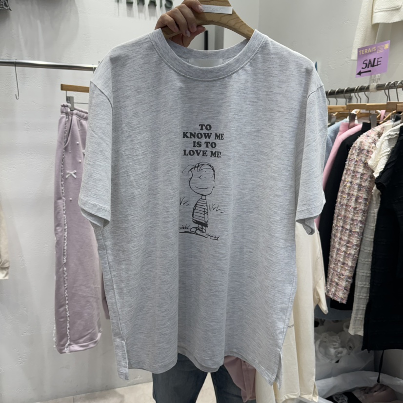 TERAIS韓國直郵女裝新品休閑職業真品時尚熱賣推薦T恤史努比TERAIST恤圖色4