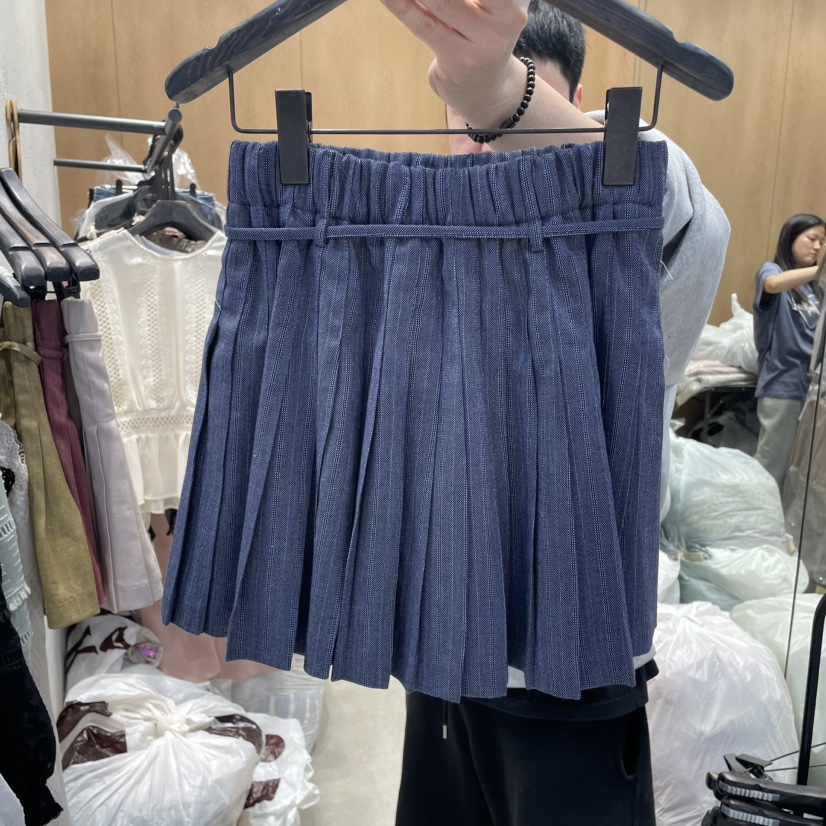 TRIPLE SEVEN東大門直郵女裝新款職業真品25春夏裙褲含腰繩TRIPLE SEVEN裙褲