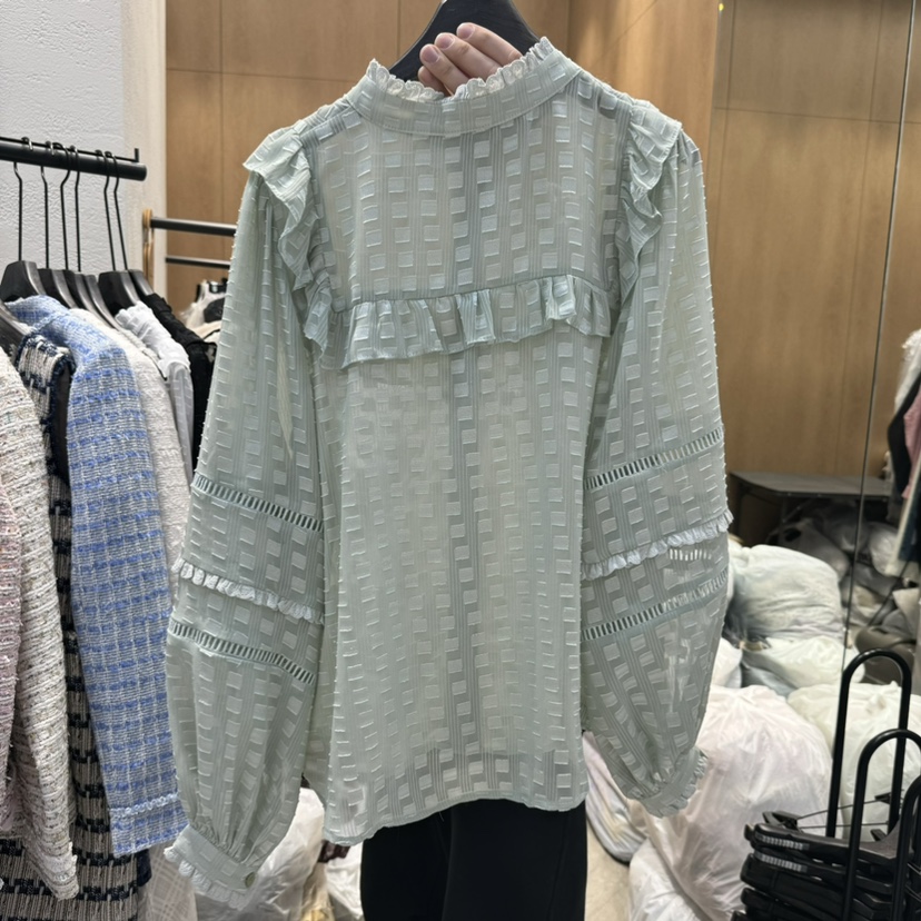 TRIPLE SEVEN韓國代購女士新品真品熱賣職業時尚襯衫蕾絲衫TRIPLE SEVEN襯衫/蕾絲衫