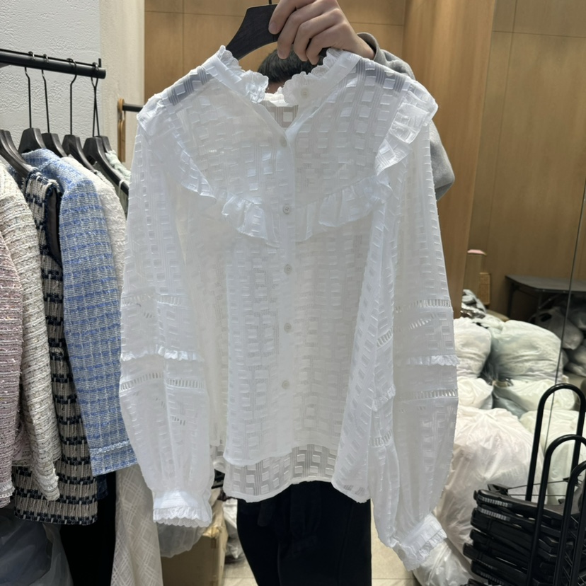 TRIPLE SEVEN韓國代購女士新品真品熱賣職業時尚襯衫蕾絲衫TRIPLE SEVEN襯衫/蕾絲衫