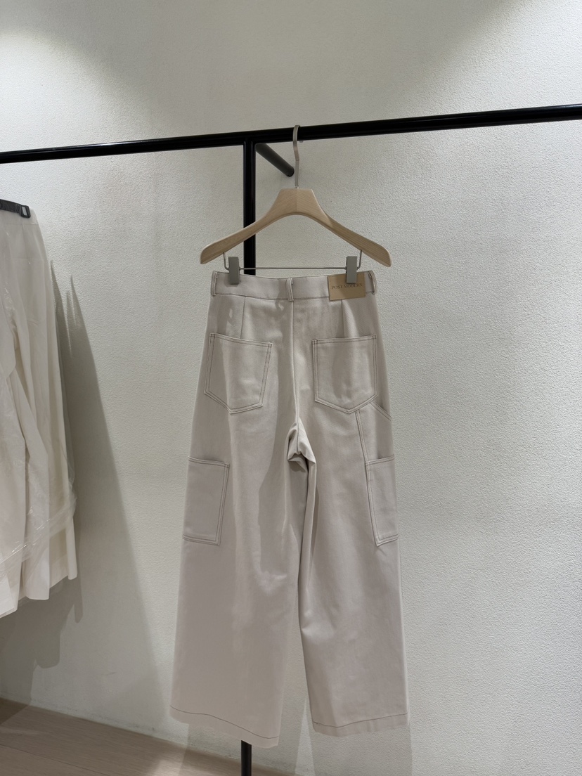 POSTMODERN韓國代購女士新款推薦25春夏熱賣真品時尚休閑褲POSTMODERN休閑褲