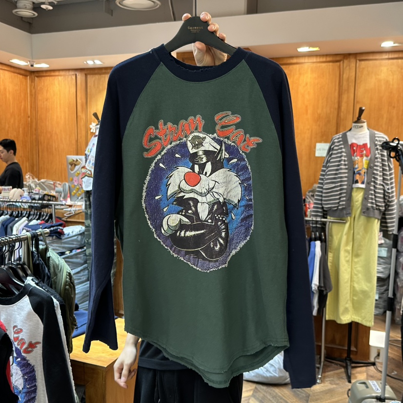 GARMENT-P韓國直郵女裝新品推薦25春夏時尚真品職業長袖T恤GARMENT長袖T恤圖色2