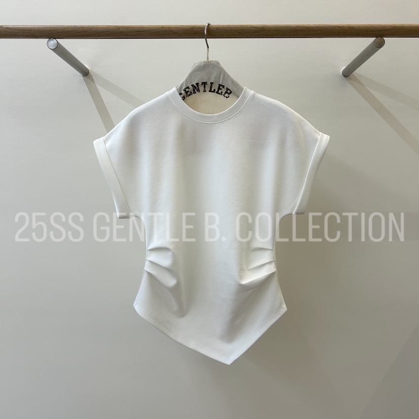 GENTLE B韓國直郵女士新品職業推薦休閑25春夏時尚熱賣T恤GENTLE BT恤圖色2