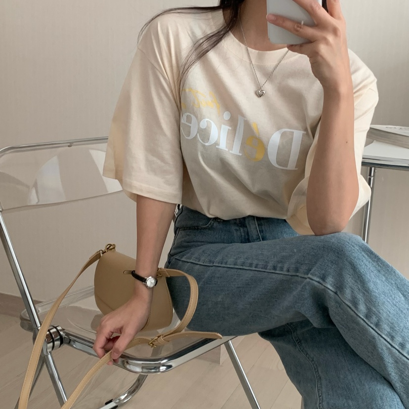 HELLO JINI東大門代購女士新品時尚熱賣推薦休閑真品人氣T恤HELLO JINIT恤
