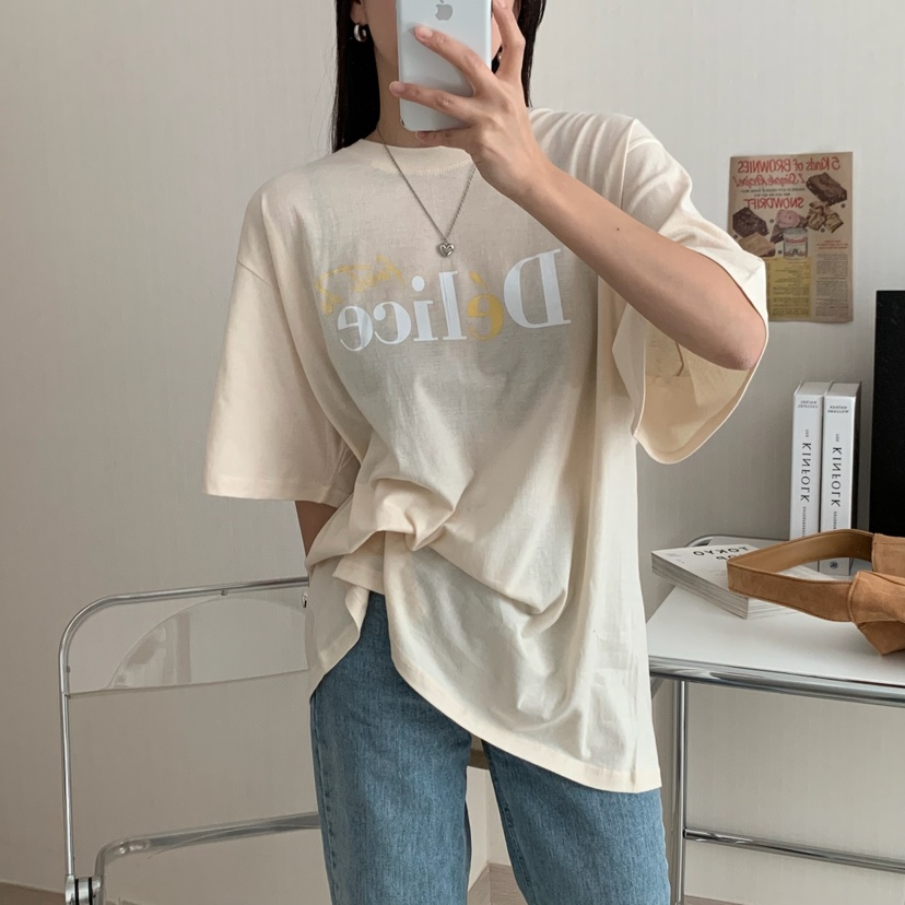HELLO JINI東大門代購女士新品時尚熱賣推薦休閑真品人氣T恤HELLO JINIT恤