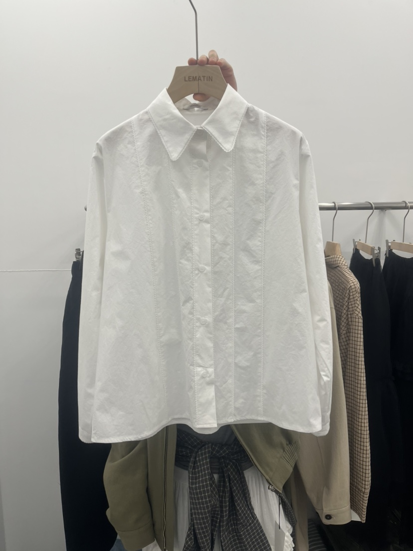 LEMATIN東大門代購女裝新款熱賣人氣時尚休閑推薦襯衫蕾絲衫LEMATIN襯衫/蕾絲衫圖色2